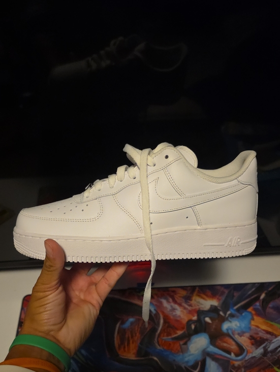 Nike White Low-Top Air Force Style Sneakers main image 5